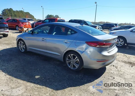 2017 Hyundai Elantra Limited from USA, damaged, VIN 5NPD84LF8HH079059